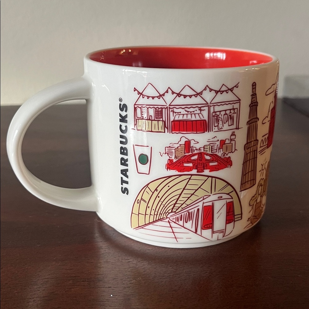 Starbucks 14oz Been There series coffee mug Delhi, India like new - Picture 3 of 5